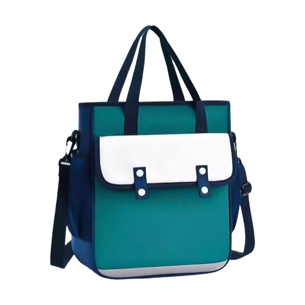 

with Handle 4-in-1 Canvas Knapsack Large Capacity Portable Tutorial Bag School