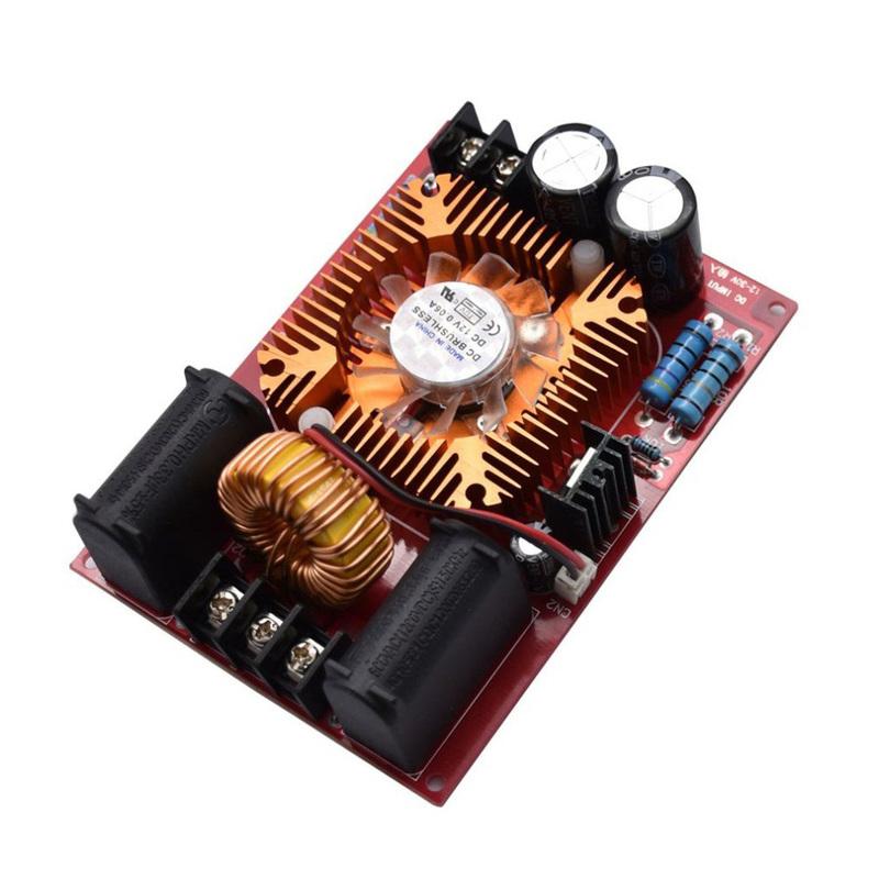 250W DC 12-30V ZVS Flyback Driver Module Heater DIY Cooker Ignition Coil Power Supply Board Tool Kit with Fans Board