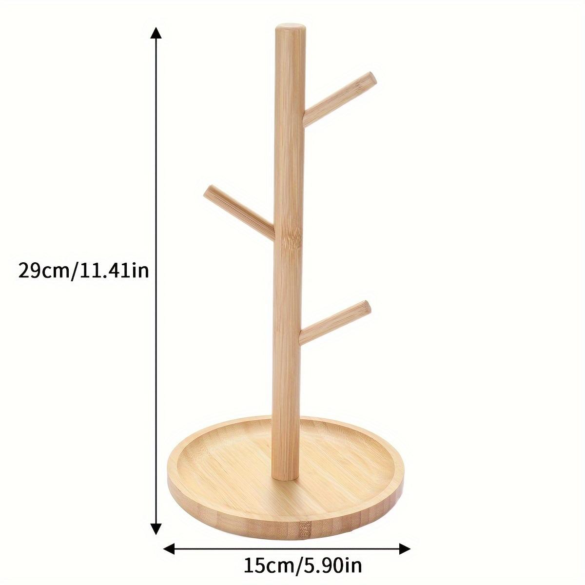 

Подвесная бамбуковая подставка для украшений, поднос для ванной комнаты, держатель для ожерелья и браслета с бамбуковым подносом для демонстрации сережек