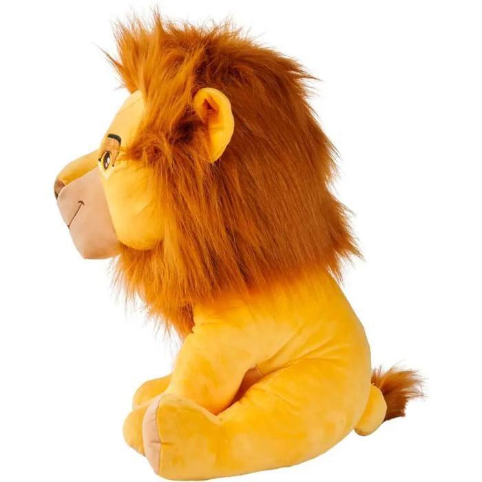Peluche - SIMBA - Simba Mufasa - Licence Disney - Jaune - Entretien facile