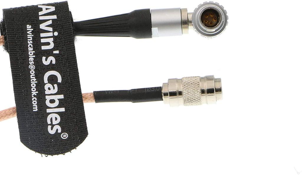 Alvin's Cables Timecode Systems DIN 1.0/2.3 to 5-Pin Timecode Input Cable for Sound Devices 633, Ultrasync One