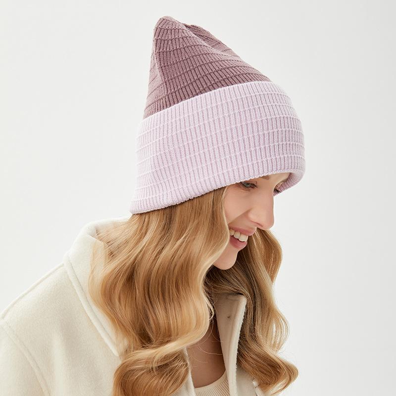 Autumn and Winter Windproof Ski Mask for Men and Women Warm Cycling Hood Neck Guard Cold Hat  Dual Purpose Knitted Hat