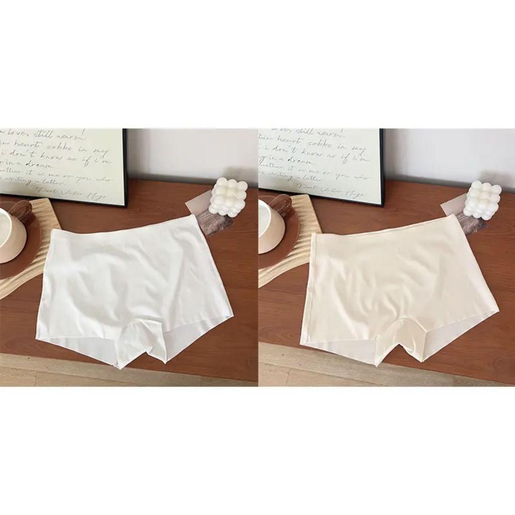 Seamless Ultra-Thin Safety Boxer Briefs: Cool, Quick-Dry, Anti-Exposure Foundation Panties