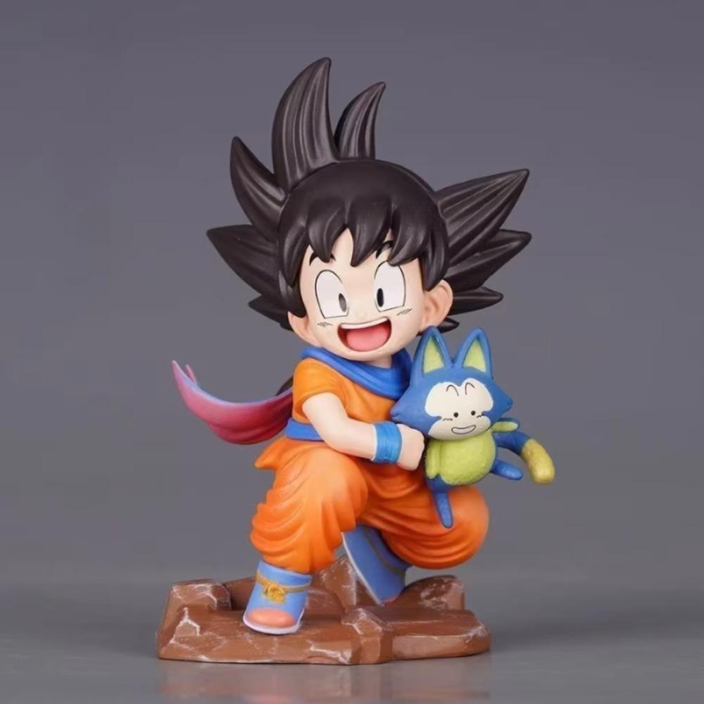 10cm/3.93in Anime Dragon Ball Z Figure Goku Figure Goku Embrace Pura PVC Anime Collectible Model Toys Gifts