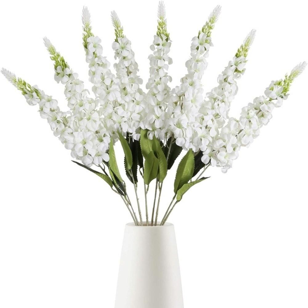 New Long Stem Artificial Flowers with Leaves Lifelike Fake Flower 74cm Silk Flower Home Decor