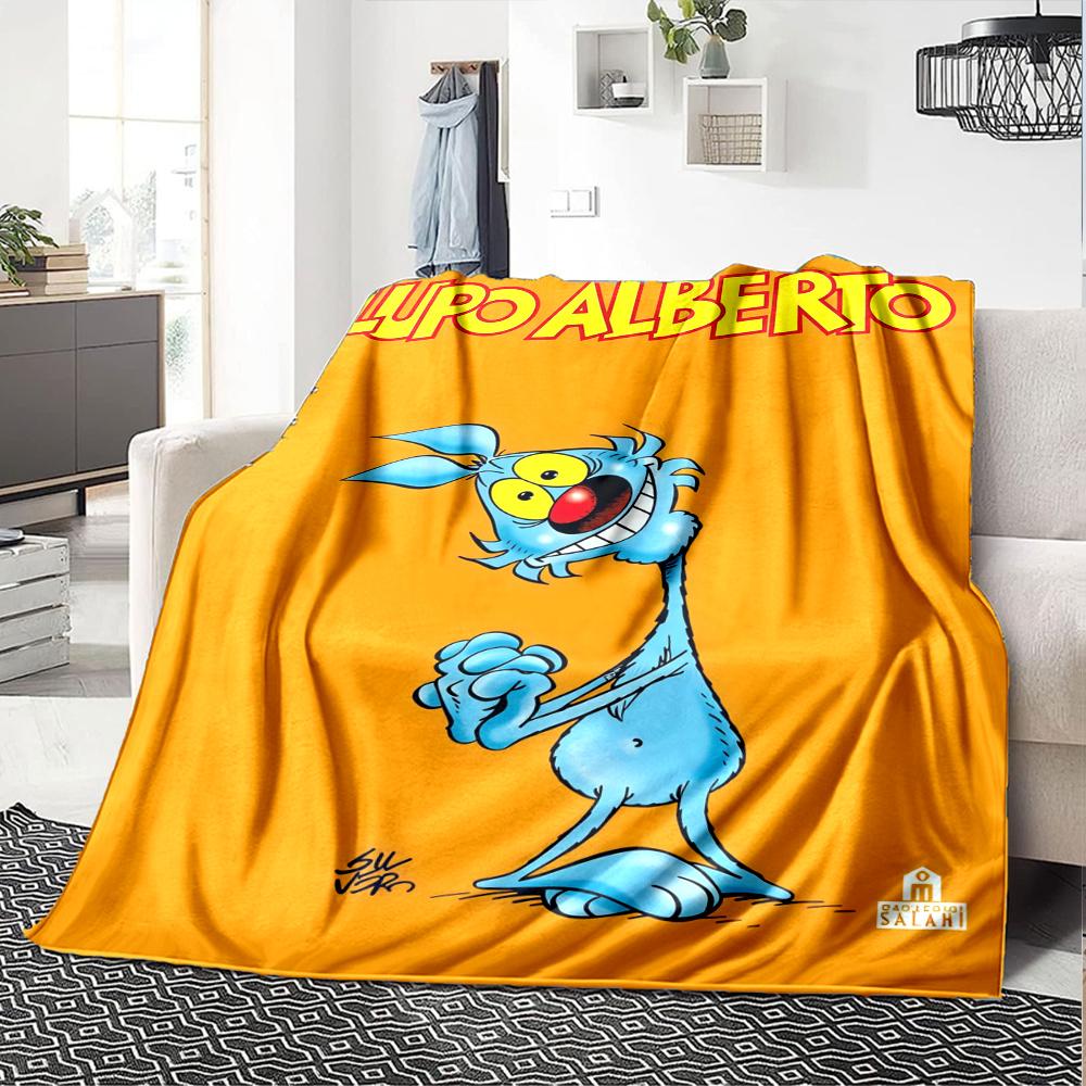 Lupo Alberto Blanket, High quality Comfortable for All Seasons, Home Decor, Warmth and Comfort