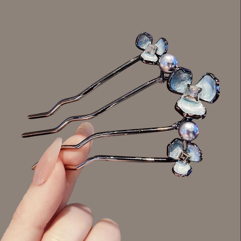 Elegant U-shaped Tassel Hairpin: Versatile Ancient Style Accessory for Updos