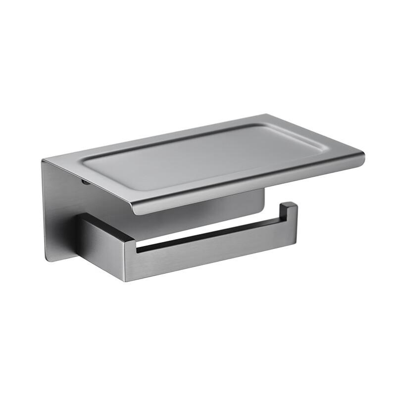 OIMG 304 Stainless Steel Toilet Paper Holder with Phone Shelf