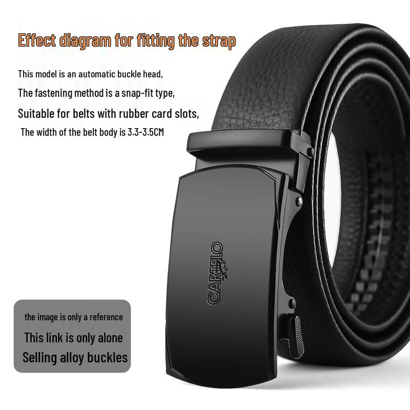 Cartelo Men's Automatic Buckle Belt Head