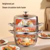 BOSIT Widinger 30CM 3-Layer Stainless Steel Steamer