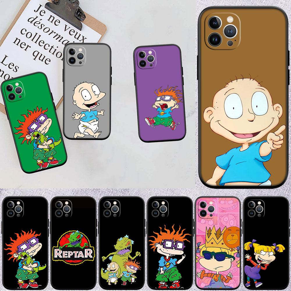 LO82 R-Rugrats Soft Shell Phone Case for Xiaomi Poco C40 C50 C51 C55 C65 C71 C75 F3 F5 F6 F7 M2 M3 Pro Ultra