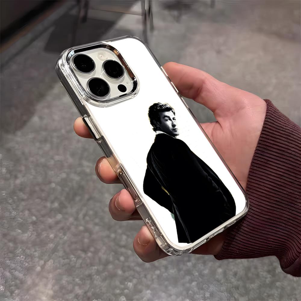 

TV The M-Mentalist Phone Case For IPhone 17 Air 16 E 15 14 13 12 11 Plus Pro Max Electroplated Transparent Soft Shell iPhone 11 Pro