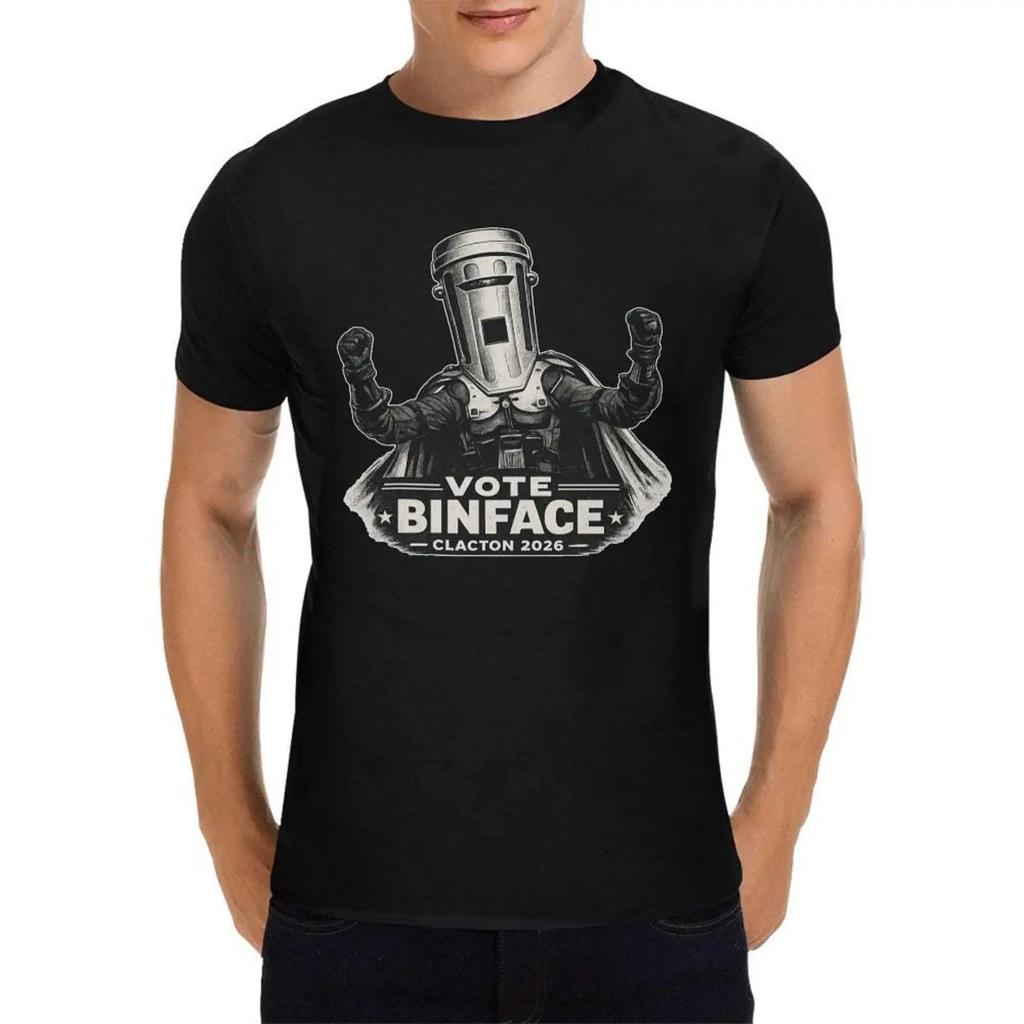 Vote Binface T Shirt Funny Cheap Black Clacton 2026 Count Vintage Stylish Fashion Slightly Stretched Casual