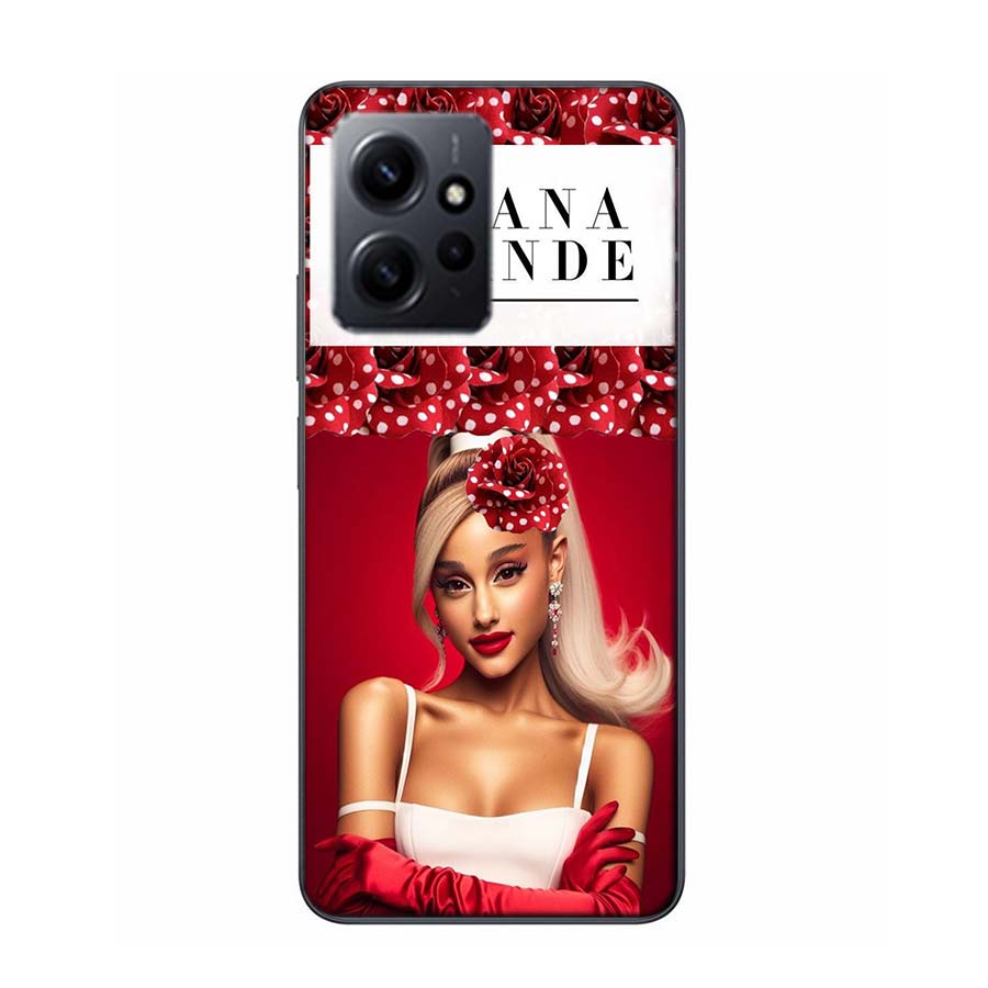 Ariana Grande Phone Case For Redmi Note 14 15 Pro 5G 13 12 Pro Plus 11 11T 11E 11S 10 Pro 10S 9 9S Cover Cell Clear TPU Capa Com