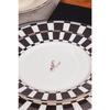 Aries Black 24 Piece Porcelain Dinner Set For 6 People