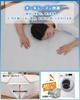 Lazy Sky Cotton Knit Fitted Bed Pad Mighty Top II Summer Fitted Mattress Pad [Smooth Seersucker] Sheet, Semi-Double, 100% Cotton, Breathable,