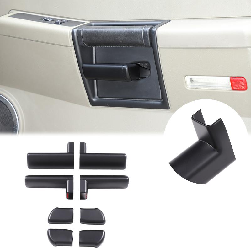 For 2003-2007 Hummer H2 ABS Car Inner Door Handle Cover Front Rear Door Interior Handle Protector Trim Sticker Accessories