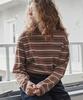 MALOUPE 5107 Regular Striped T-Shirt (Brown)