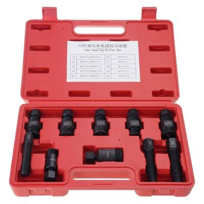 Multifunction  10pcs Flywheel Puller Tool Set with Storage Case Automotive Maintenance Tool for Most Motorcycles & Dirt