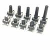 50PCS 6X6X4.3 /5/6/7/8/9/10/13MM Tact Switch Push Button Switch 12V Copper 4PIN DIP Micro Switch For TV/Toys/home use Button Switches4