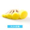 5Pcs Round Sponge Painting Brushes Wooden Handle Mushroom Sponge Stamper Foam Paint Brush Stencils Tools