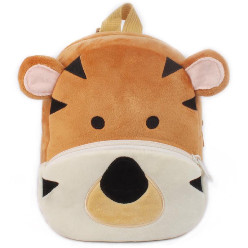 3D Fashion Children School Bags Cartoon Print Plush Kids Backpack Kindergarten Boys And Girls School Bags Mini Backpack Book Bag