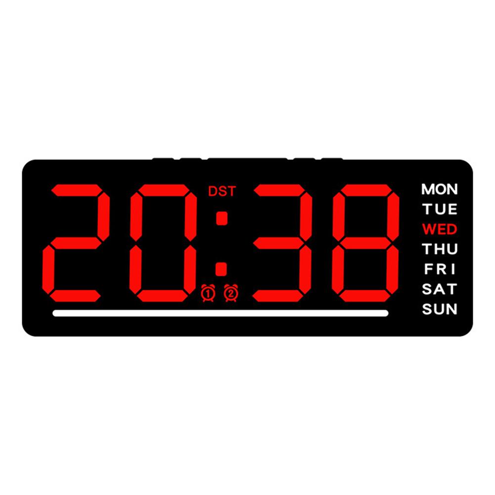 Countdown Timer Digital Wall Clock 15.5*6.3*2.5cm Easy-to-Read Display Large Arabic Numerals Power-off Memory Function