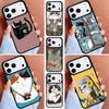 Lustige Katzen-Kunst Handyhülle für iPhone 16e 15 14 13 12 17 Pro Max Plus Air 17pro Hülle Coque