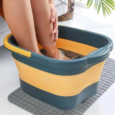 Składana wanna do pedicure'u do masażu stóp, wanna do stóp, składana umywalka, wiadro do mycia samochodu i prania