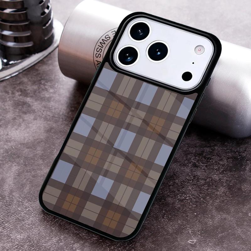 Schottisches Karomuster Warme Karomuster Handyhülle für iPhone 17,16e,15,14,13,12,11,Mini,Pro,MAX Weiche Silikonhülle
