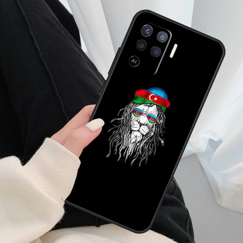 Azerbaijan Buta Flag Case For Oppo A40 A60 A80 A5 Pro A15 A16 A17 A57 A77 A94 A74 A54 A76 A96 A18 A38 A58 A78 A98