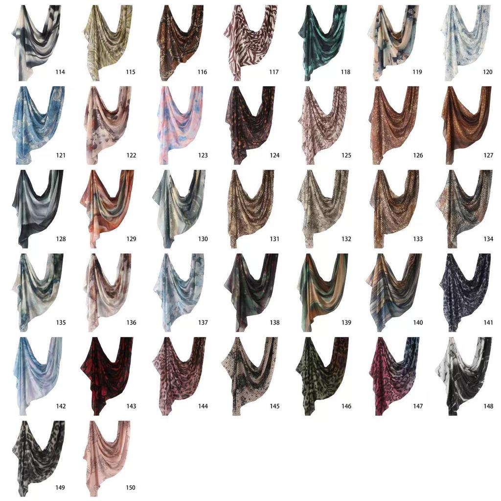 Best-Selling Ink Print Muslim Hijab Polyester Cotton Long Scarf Shawl Ethnic Women's Headscarf