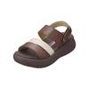 [Pansy] MS210 Back-strap sandals for women, 2-way, platform, size L, brown
