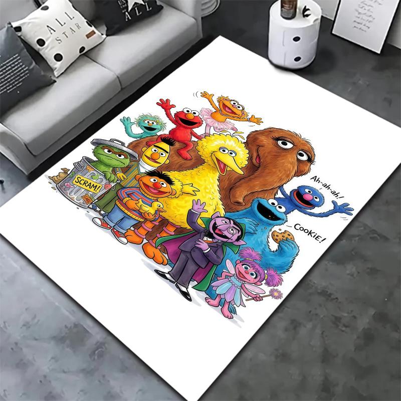 Muppets Carpet Rug for Living Room Bedroom Home Sofa Decoration,Kids play Nonslip Floor Mat