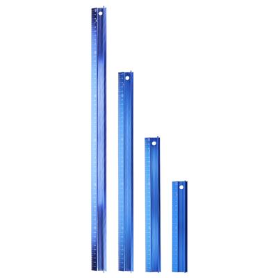 20/30/60cm Protective Ruler Metal Ruler Aluminum Alloy Straight Cutting Ruler Non-slip Cutting Rule Gauge for Cutting Measuring