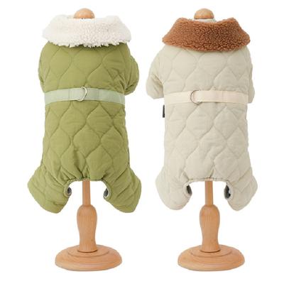 Mono grueso y cálido para perros de cuatro patas, ropa para perros pequeños, abrigo, chaqueta, Yorkshire, Pomeranian Poodle Bichon, ropa para mascotas, peleles