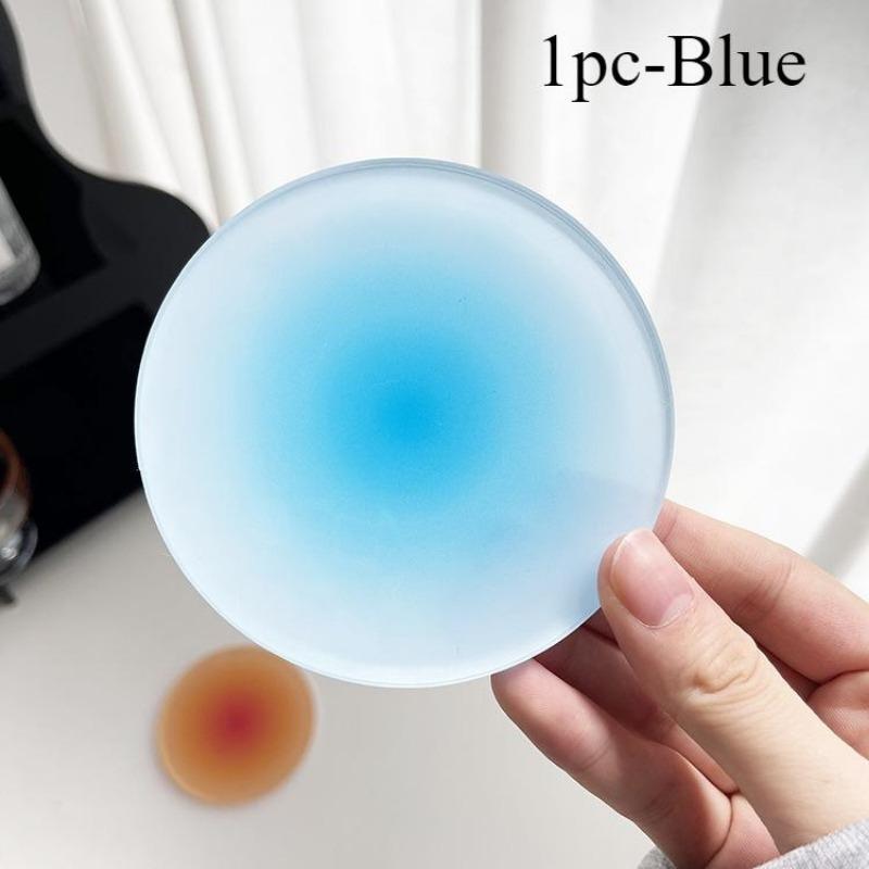 Gradient Colour Non-slip Acrylic Coasters Photo Props Bar Cafe Desktop Decorations Mug Cup Mat