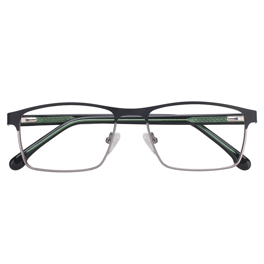 

Квадратная оправа металлическая мужская оправа для очков деловые очки High Sense повседневный стиль универсальная оправа для очков