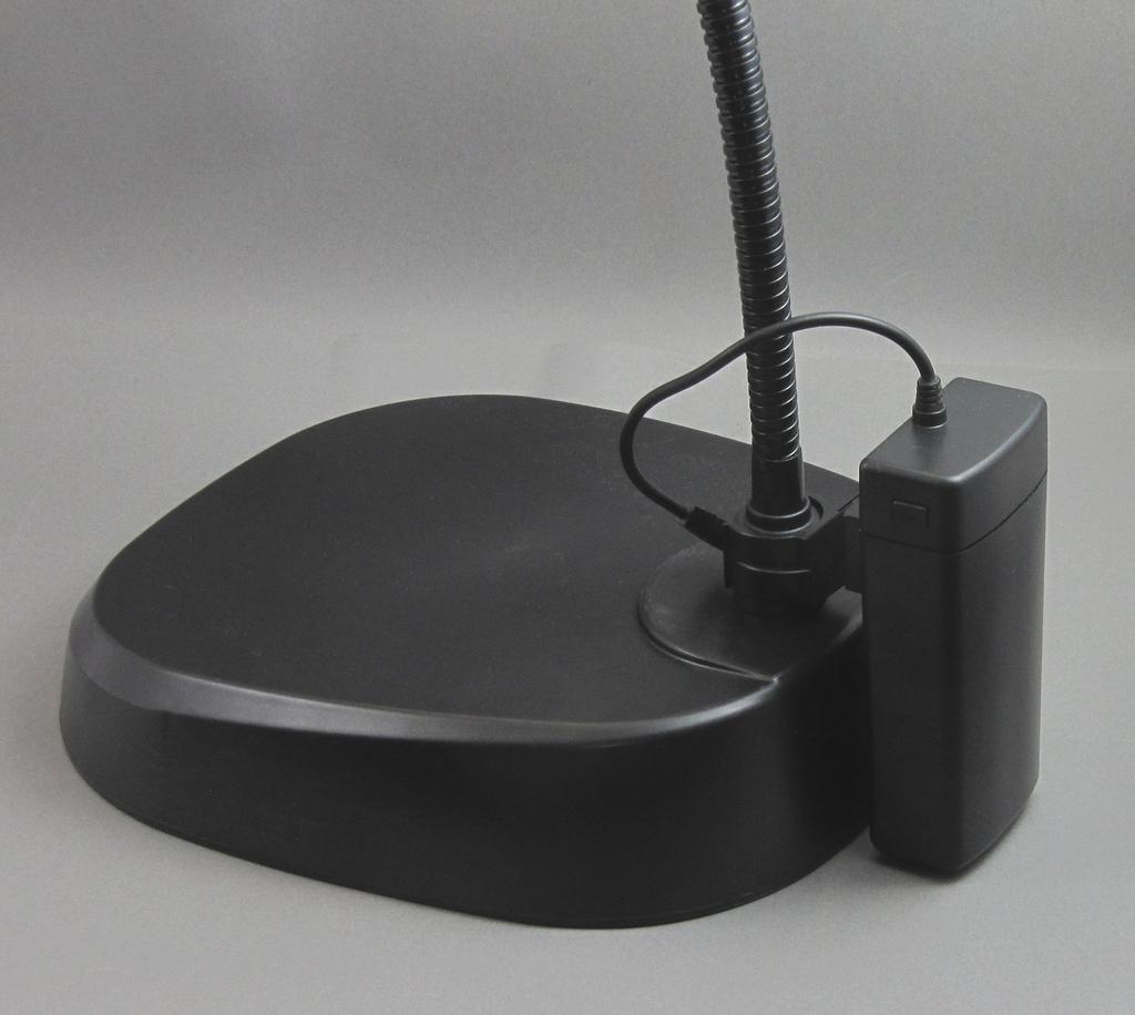 MIZAR-TEC Stand Magnifier, 2x Magnification, 130mm Lens Diameter, Flexible Arm, with LED Light, Made in Japan, CMS-130L