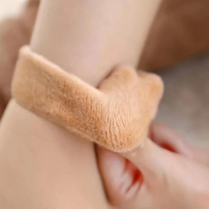 Winter Warm Thick Bottom Socks Thick And Velvet Warm Men's And Women's Cold Proof Socks Self Heating Snow Socks Floor Socks