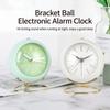 Silents Alarm Clock Loud Bell Alarm Clocks Classic Simple Small Table Clock with Night Light for Kids Bedside Bedroom