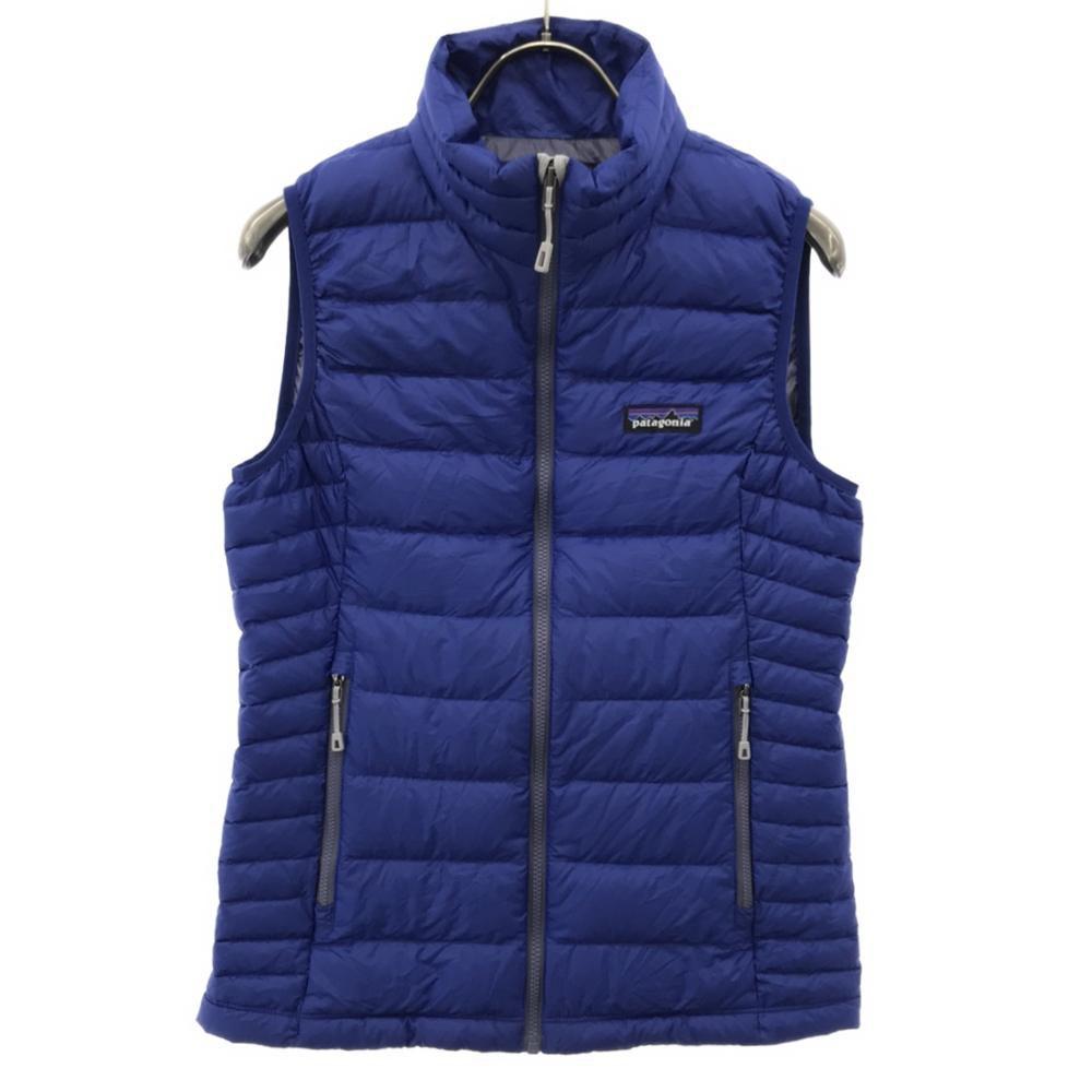 patagonia STY84628 Down vest XS blue Outdoors Women Used