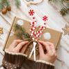 Zuckerstangen Weihnachtsdekorationen Verstellbare Weihnachtsbaum-Süßigkeitenform-Ornamente Weihnachtsbaum-Stecker Wiederverwendbar für Party Hochzeit