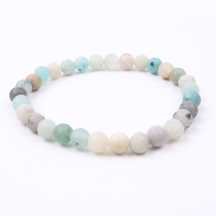 Red Agate Crystal Bracelet: Simple Round Beads, Couple Style Hand Jewelry