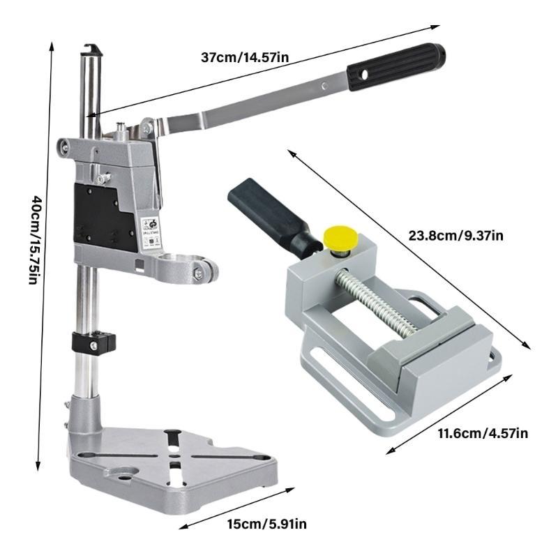 Electric Drill Press Stand Tool Drill Stand Benches Clamps Drill Press Stand for Hand Drill Workstations Repair Tool Clamps