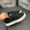 Herrskor höst nya andningsbara plimsolls mjuk sula modeskor herr casual sportskor