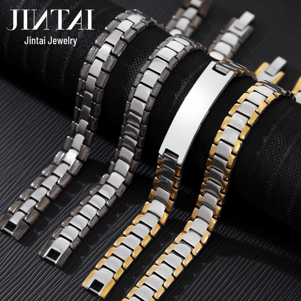 European and American Trendy Men's Stainless Steel Titanium Bracelet
