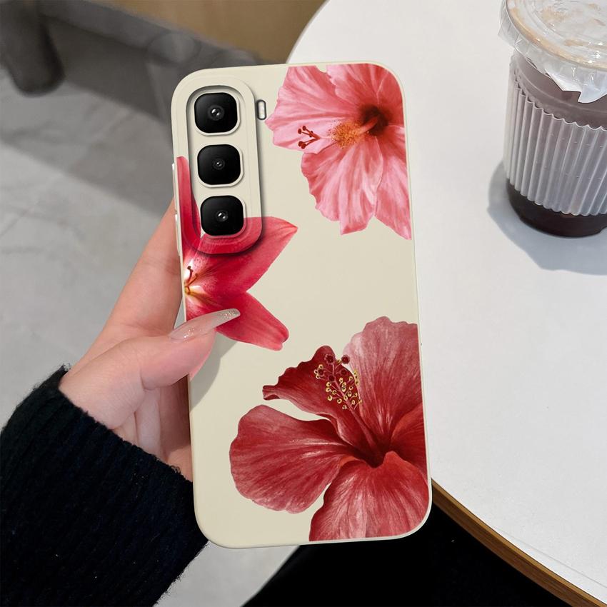 For Infinix Hot 60 50 Pro Plus 40Pro 30 Play 70 60i 50i 40i 30i Phone Case Sweet Bunny Cake New Upgrade Soft Smooth Silicone Lightweight Durable Shell