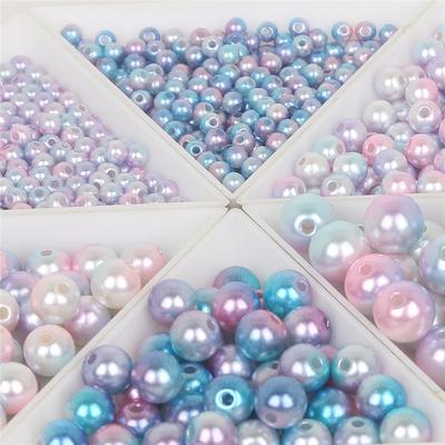 Perline d'imitazione acriliche ABS (4,6,8 e 10 mm) per bordare gioielli fai da te