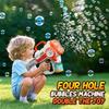 Soap Bubbles Automatic Bubble Gun Machine Blower Outdoor Games Party Child Garden Toys for Kids Children Girls Boys Wedding